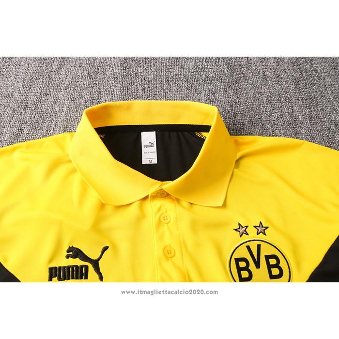 Maglia Polo Borussia Dortmund 2020 2021 Giallo